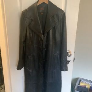 Danier leather maxi coat